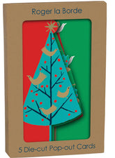 Roger La Borde 5 Pop-out Trifold Cards - Brilliant Birds